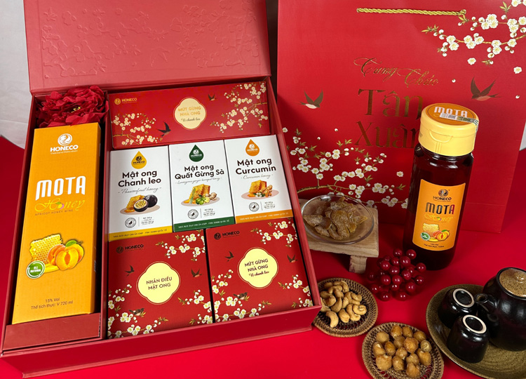 Hộp Quà Tết Thịnh Vượng Honeco